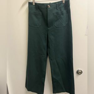 Womens Anthropologie Courtney cropped wide leg pants Size 6